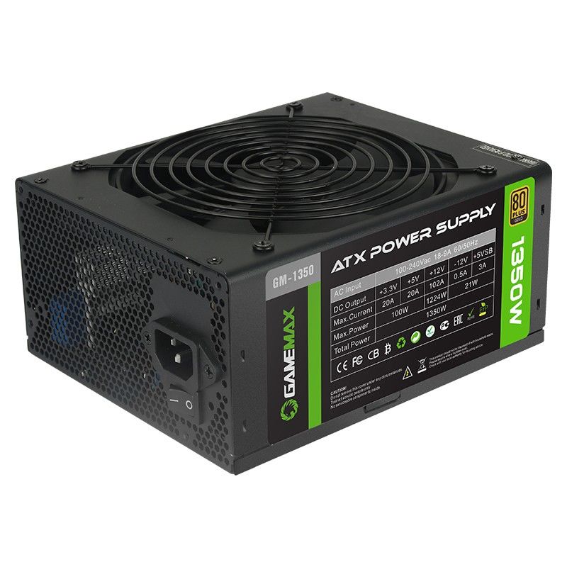 ATX >1000W Gold Wired 矿机电源